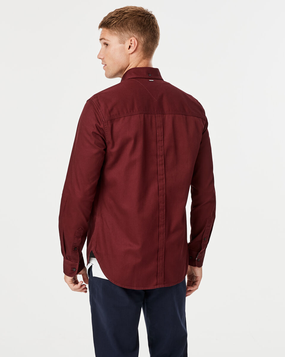 Sabastian Shirt, Burgundy, hi-res